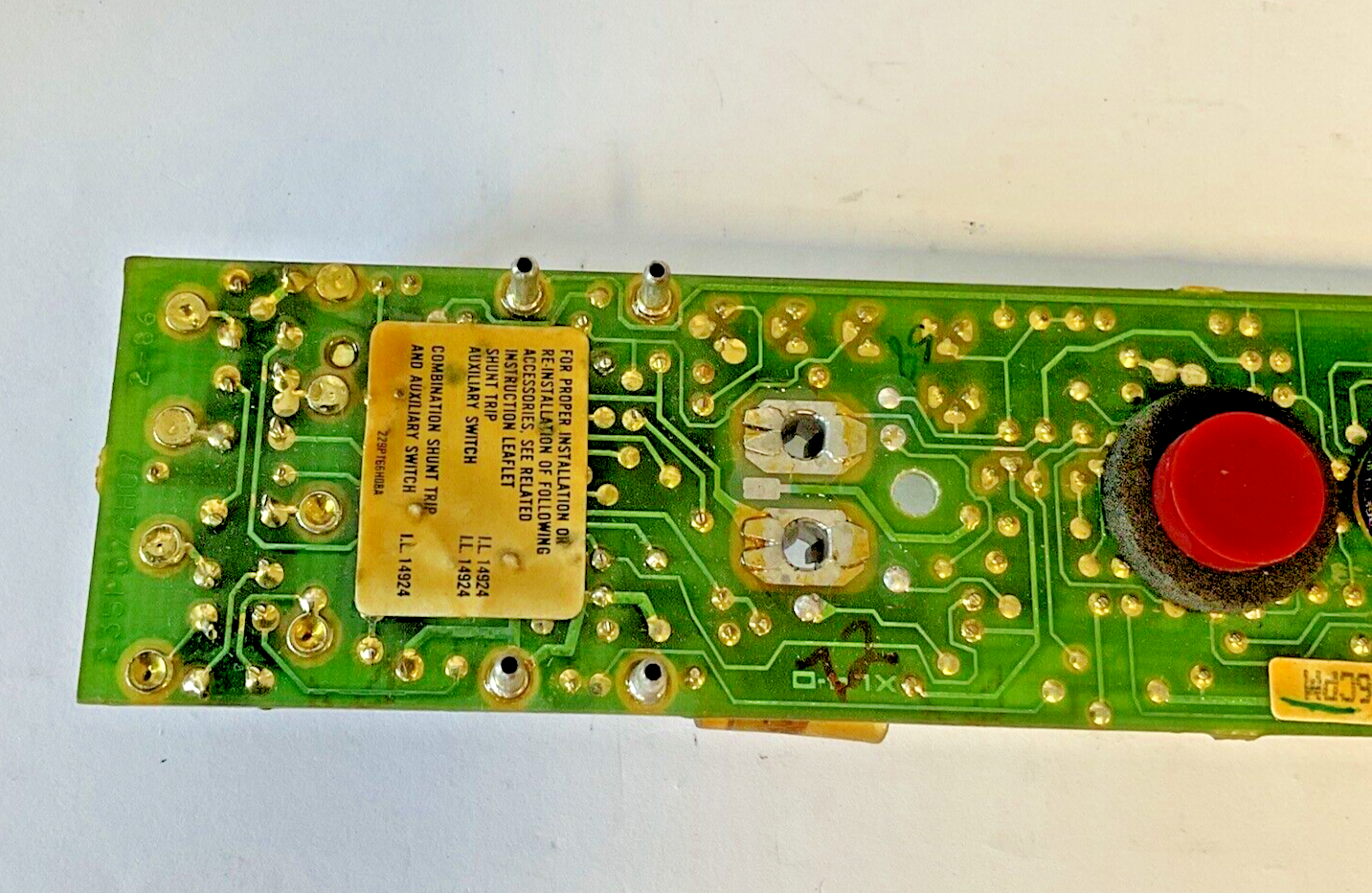 WESTINGHOUSE MC800 SELTRONIC PC BOARD CGZQ03140 1290C75G21