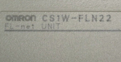 OMRON CS1W-FLN22 / FL-NET UNIT / ETHERNET MODULE / FOR PARTS