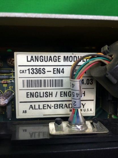 ALLEN BRADLEY 1336S-BRF05-AA-EN4-HA2-L5E, Ser. D PROGRAMMING TERMINAL,1201- HA2