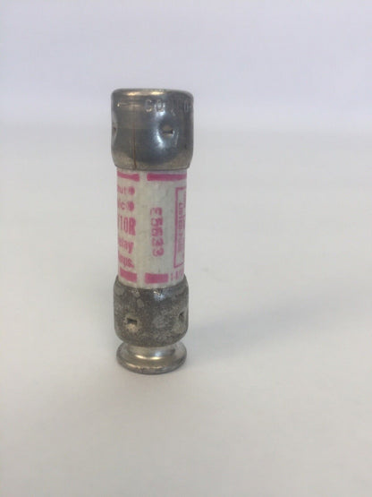 SHAWMUT TRI-ONIC TR1-8/10R TIME DELAY FUSE 1-8/10AMP 250VAC (LOT OF 10)