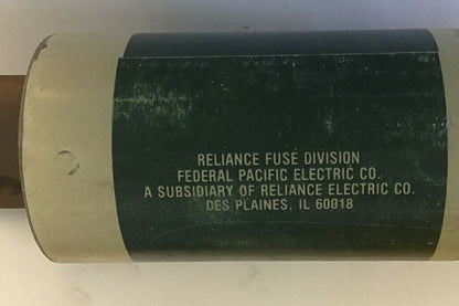 RELIANCE NCLR 250 FUSE 250A CLASS RK1 CURRENT LIMITING 250VAC