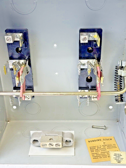 FEDERAL PACIFIC - G3622SN - SAFETY SWITCH - 60 AMP, 2 POLE, 240 VAC, NEMA TYPE 1