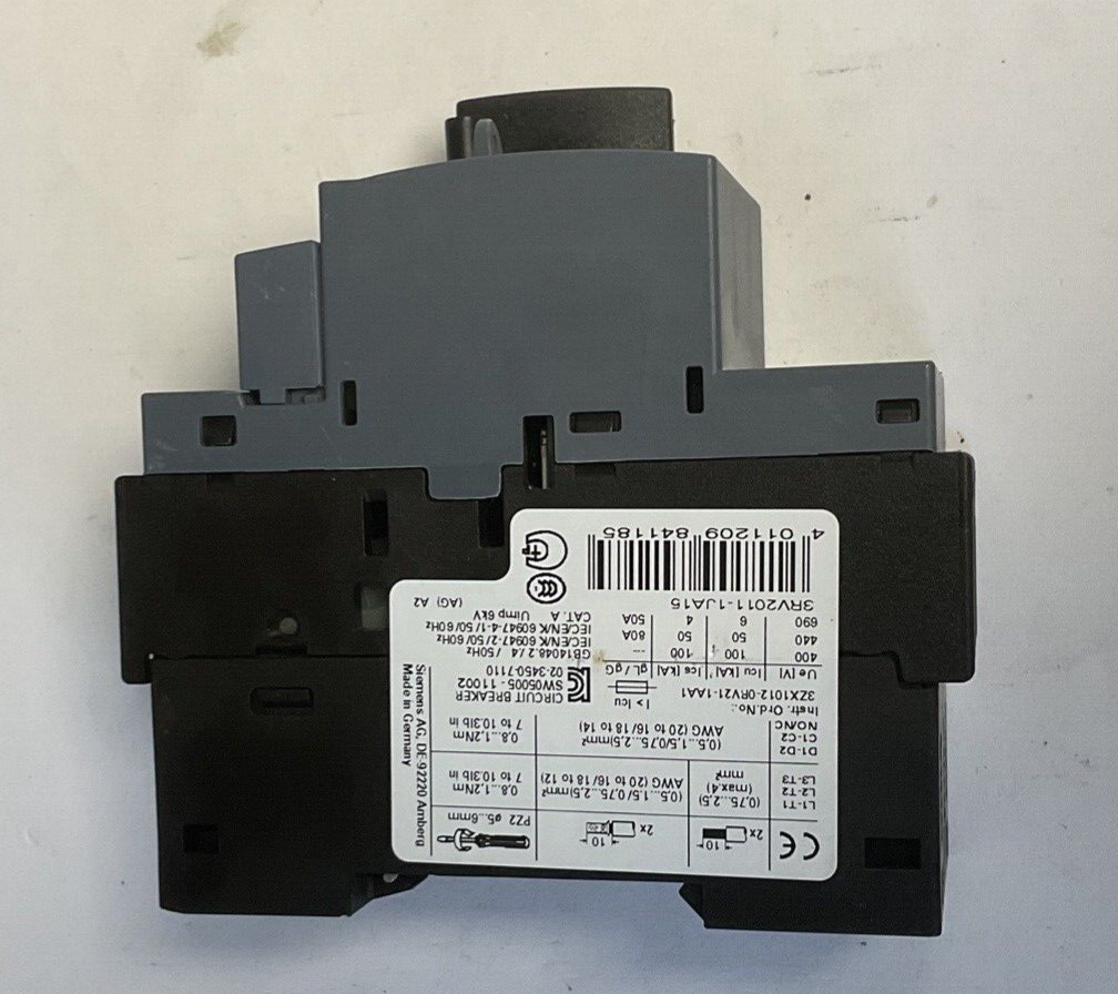 SIEMENS 3RV2011-1JA15 CIRCUIT BREAKER 130A