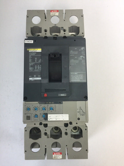 SQUARE D DJL36250E53 POWER PACK CIRCUIT BREAKER 600 VAC 250A