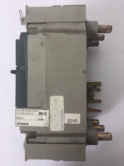 MERLIN GERIN NSF150N CIRCUIT BREAKER 100A 600Y/347V 50/60HZ 3 POLE