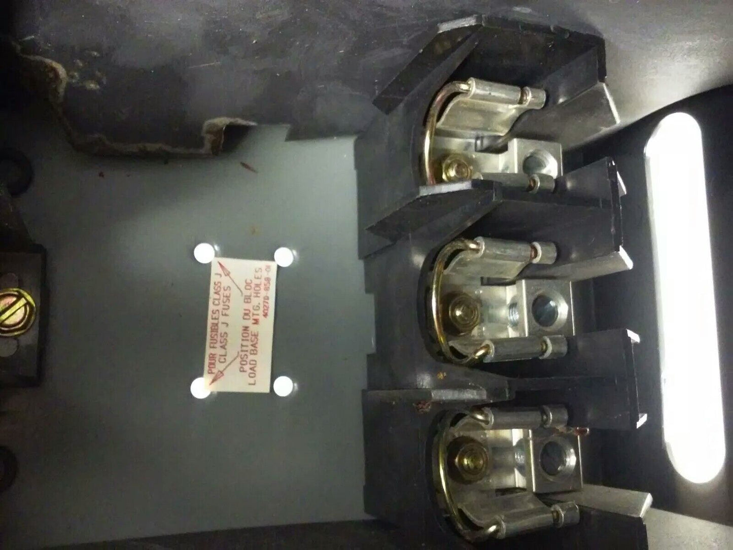 SQUARE D QMB361TW SERIES E1 FUSIBLE TWIN PANELBOARD SWITCH 30A 600V 3P 20HP