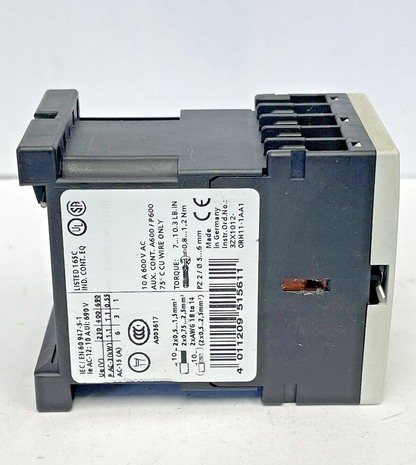 SIEMENS - 3RH1262-1BB40 - AUXILIARY CONTACT - 10 AMP, 600 VAC