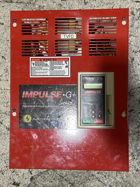 IMPULSE G+ CIMR-G5M4018 VARIABLE SPEED AC DRIVE OUTPUT 0-460VAC 41A INPUT