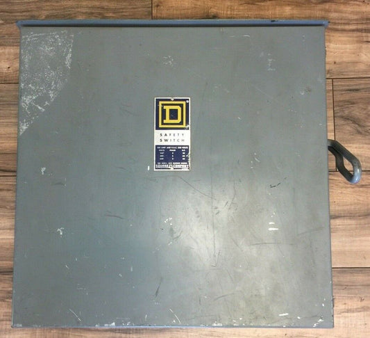 SQUARE D H81643ND NON FUSIBLE SAFETY SWITCH SERIES A2 100A 600VAC 60HP 6 POLE
