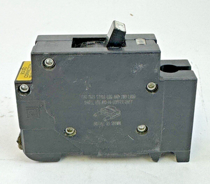 SQUARE D - EHB14020 - BOLT-ON CIRCUIT BREAKER - 1 POLE/20 A/ 277 VAC/ TYPE EHB4