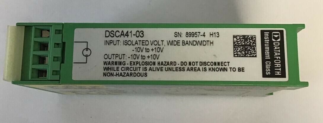 DATAFORTH DSCA41-03 ISOLATED V, WIDEBAND INPUT MODULE