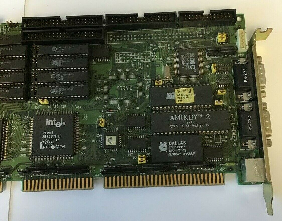 ADVANTECH PCA-6157 PENTIUM P54 CPU CARD REV.A2