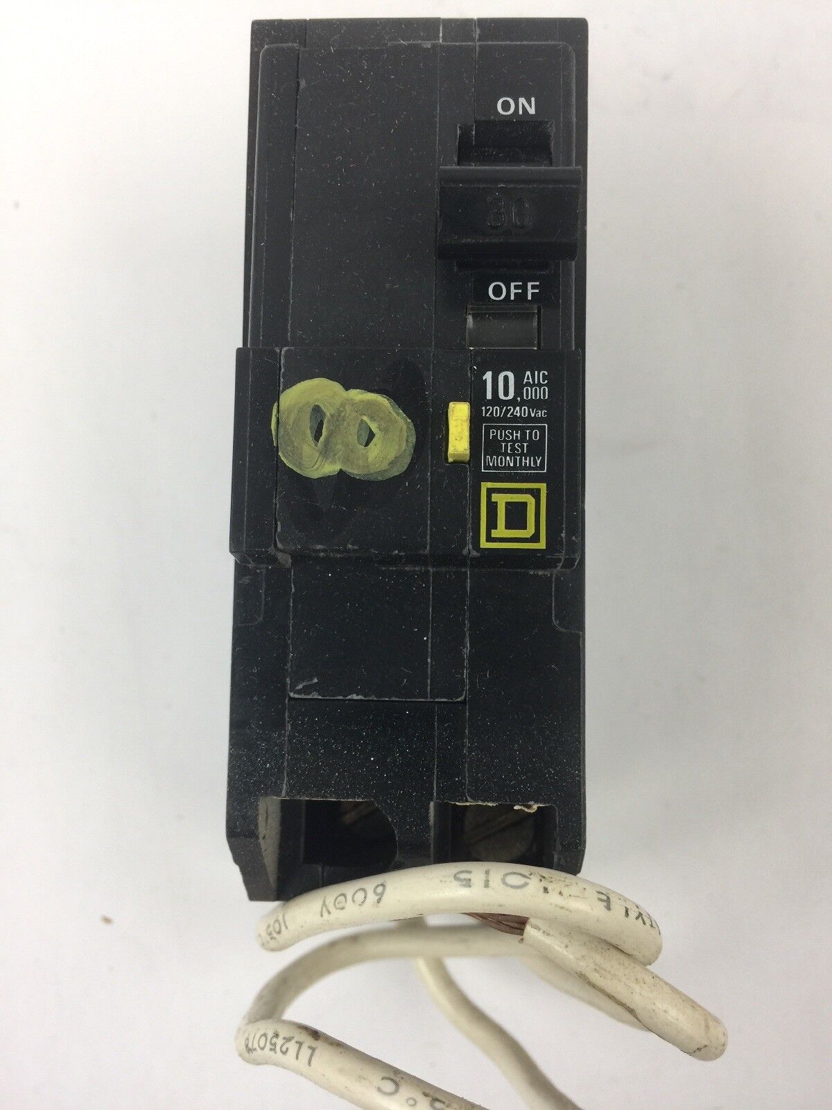 SQUARE D QOB230EPD CIRCUIT BREAKER W/ EQUIPMENT GROUND-FAULT PROTECTION 30A