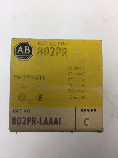 ALLEN BRADLEY 802PR-LAAA1 PROXIMITY LIMIT SWITCH SERIES C *NEW*