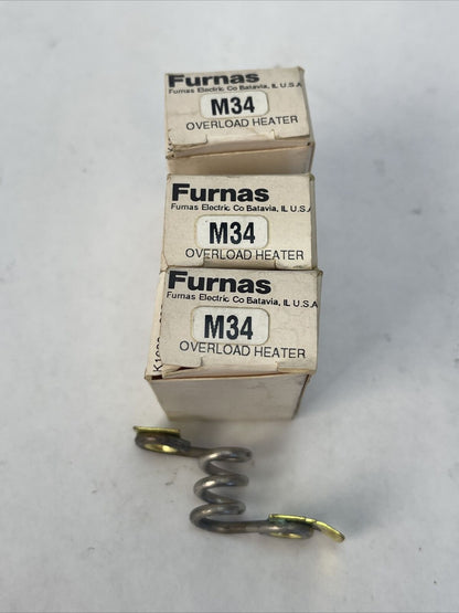 FURNAS M34 HEATER (LOT OF 3)