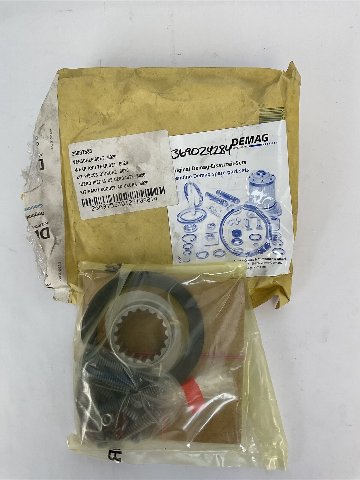 DEMAG 26097533 WEAR AND TEAR SET B020