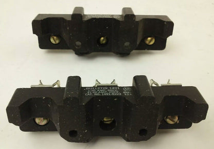 ALLEN BRADLEY 1491-N223 SER. A, FUSE BLOCK, 60A-250V, 30A- 600V, 3P, NEW OTHER