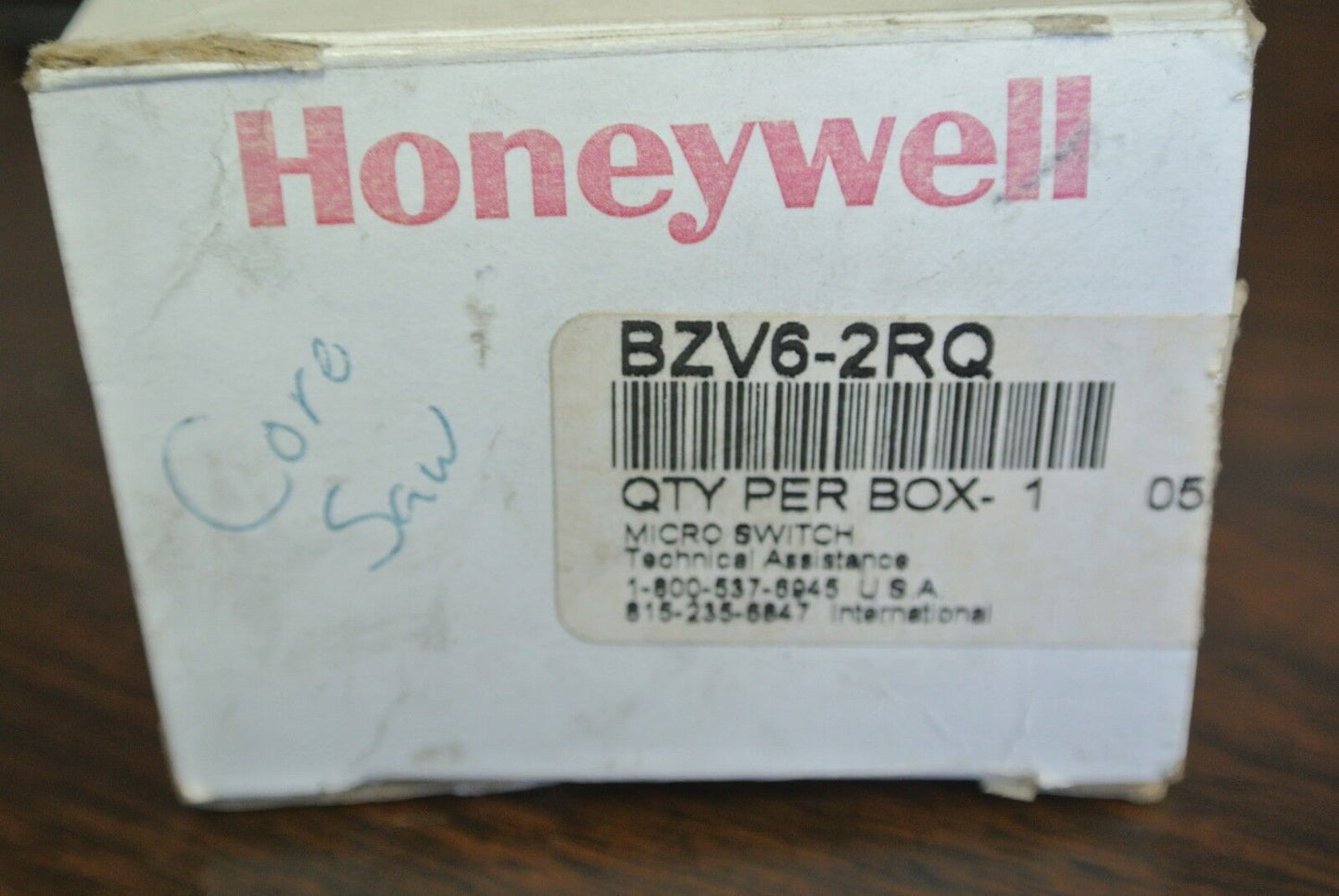 HONEYWELL BZV6-2RQ - MICRO SWITCH - NEW SURPLUS