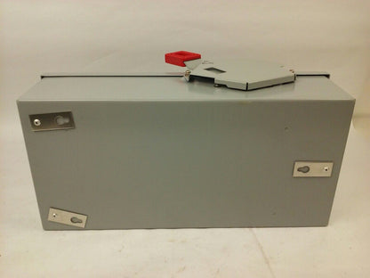 GE THN3361M, SAFETY SWITCH, 30A, 600VAC/250DC, TYPE 1/5/12 ENCLOSURE, MAX H.P.30