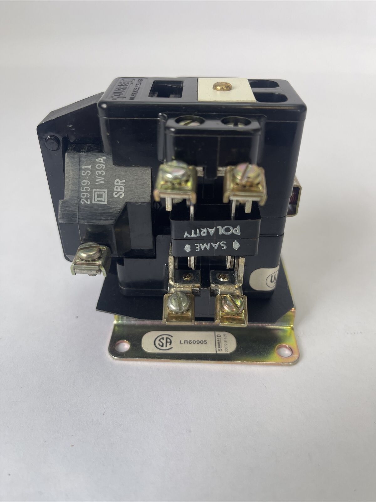 SQUARE D 8501 D0-22 AC CONTROL RELAY SER C 600VAC 10A COIL 480V 60HZ 440V 50HZ