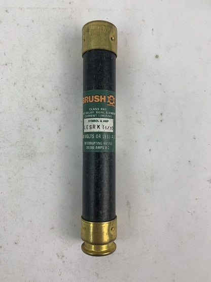 Brush Time-Delay Dual-Element LESRK1-6/10 1 6/10A 600V Fuse "Lot of 10"