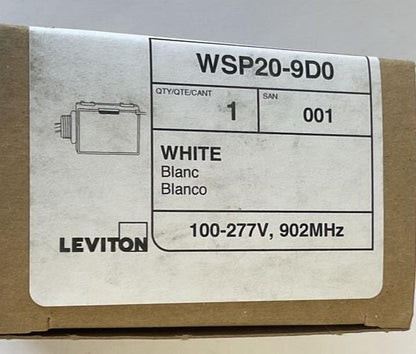 LEVITON WSP20-9D0 100/277V 902MHZ 20A RELAY POWER PACK WIRELESS SWITCH