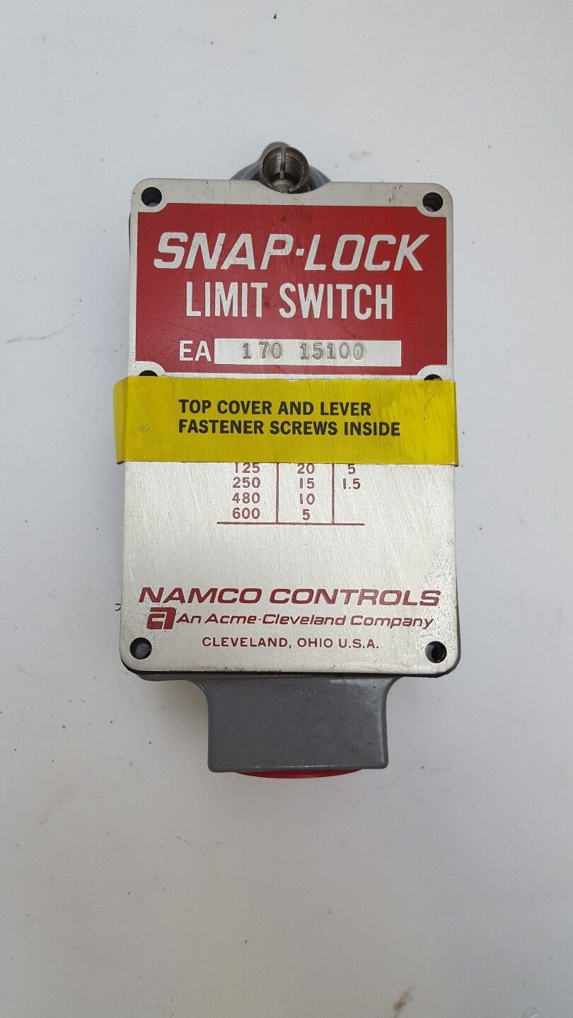 New Namco Controls EA170 15100 Snap-Lock Limit Switch