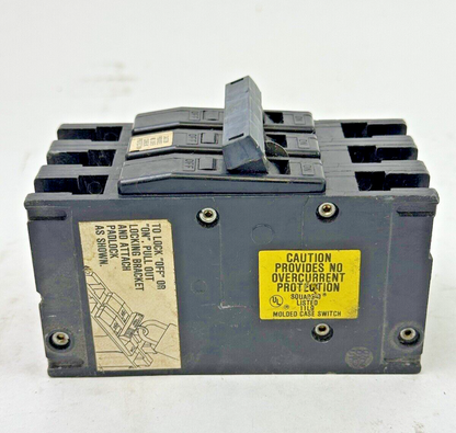 SQUARE D - QOU30001 - UNIT MOUNT CIRCUIT BREAKER - 3 POLE/125 A/240VAC/TYPE QOU