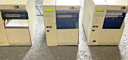ZEBRA 105SL THERMAL PRINTER 90-264VAC 3A 200W 47-63HZ****PARTS ONLY**** LOTOF3**