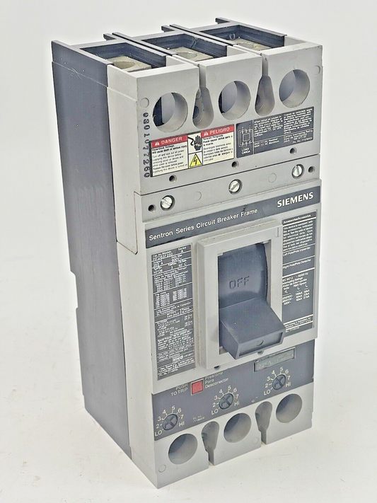 SIEMENS - HFD63F250 SER. A - 250A SENTRON SERIES CIRCUIT BREAKER WITH 225A TRIP