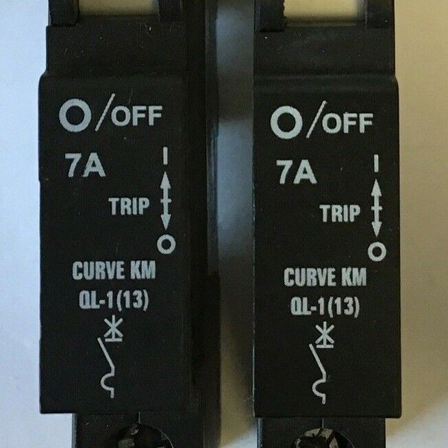 CB1 QL-1(13) 7A{QTY2} W/ QY-1(13) {QTY1} 10A CIRCUIT BREAKER 240VAC ***LOTOF3***