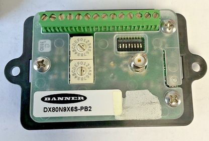 BANNER DX80N9X6S-PB2 NODE BOARD WITH ANTENNA