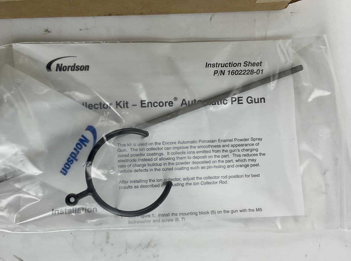 NORDSON 1602227 ION COLLECTOR KIT ENCORE AUTOMATIC PE GUN