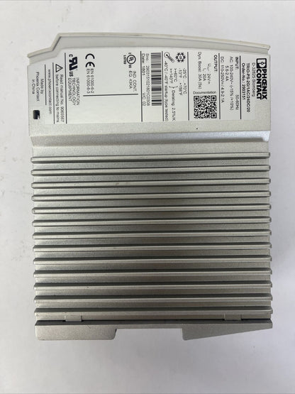 PHOENIX CONTACT TRIO-PS-2G/1AC/24DC/20 POWER SUPPLY OUTPUT 24VDC 20A INPUT