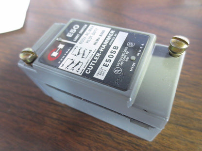 CUTLER-HAMMER E50SB LIMIT SWITCH BODY - 2 N.O., 2 N.C. 600VAC - NEW SURPLUS