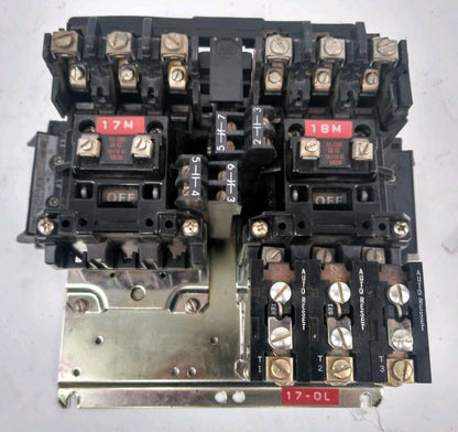 ALLEN-BRADLEY 505-BOD-7 SIZE 1 REVERSING STARTER  27A 600V 210HP 120V COIL B31