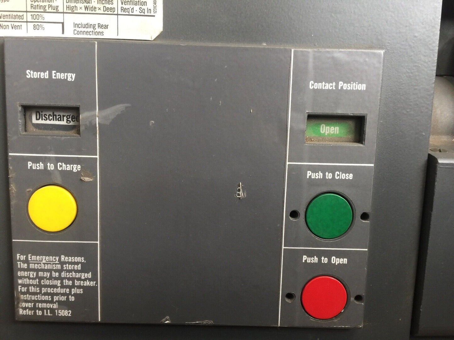 WESTINGHOUSE SPB100 POW-R BREAKER 2500 AMP? 4 POLE T51BLI DIGITRIP RMS 500