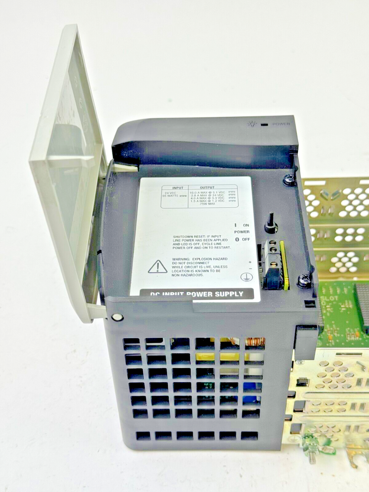 ALLEN-BRADLEY - 1756-PB72 SER. C - CONTROLLOGIX DC POWER SUPPLY & 1756-A10 B