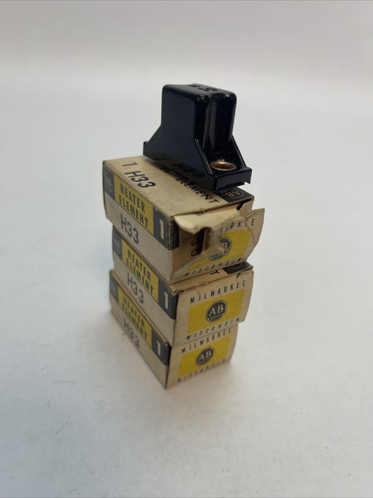 ALLEN BRADLEY H33 HEATER (LOT OF 3)