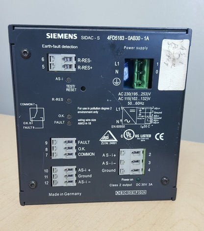 Siemens SIDAC-S 4FD5183-0AB30-1A 30V DC 2,3A