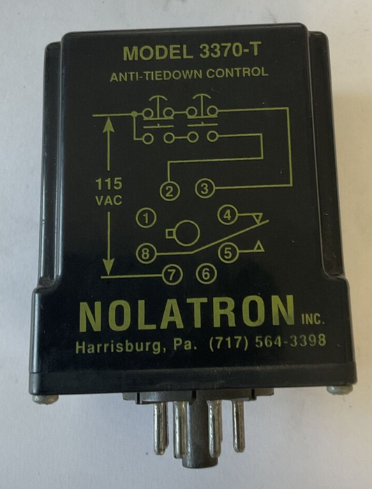 NOLATRON 3370-T ANIT-TIEDOWN CONTROL 115VAC 10A RES.