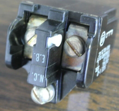 ALLEN-BRADLEY 1495-G1 N.C. CONTACT SIZE 1&2 AUXILIARY CONTACT BLOCK - LOT of 2