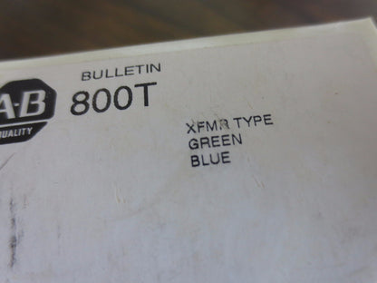 ALLEN-BRADLEY 800T-N52XRXG - XFMR 30mm CLUSTER PILOT LIGHT CAP - NEW SURPLUS