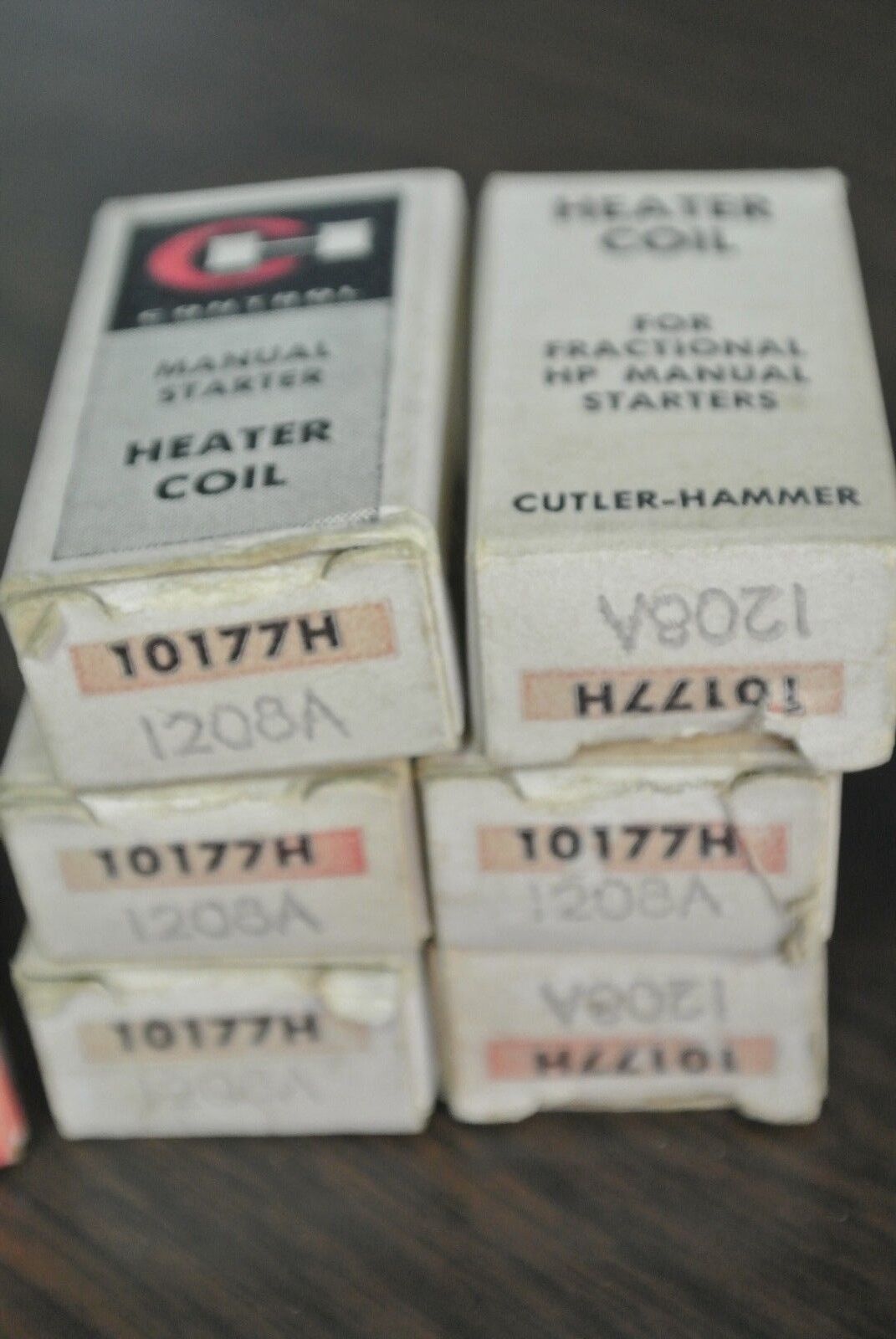 CUTLER-HAMMER H1203A, H1205, H1206, H1208A OVERLOAD HEATERS NEW SURPLUS LOT / 10