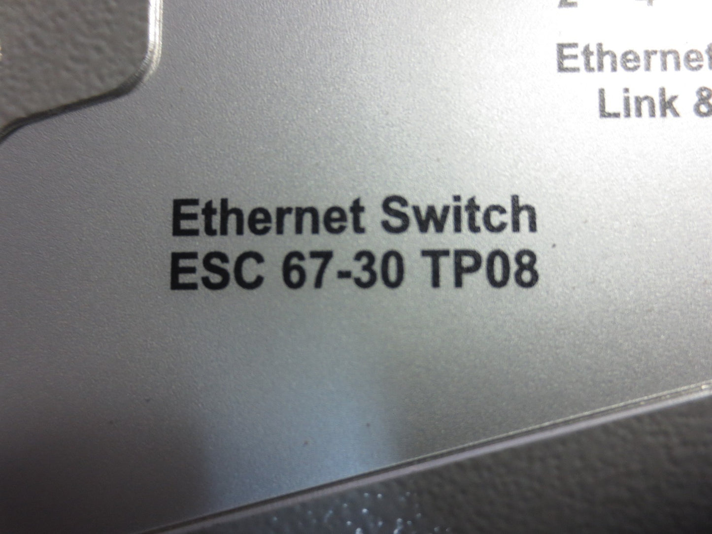 HARTING ESC 67-30 TP08 RJ 3A HYBRID ETHERNET SWITCH - 24VDC / 250mA