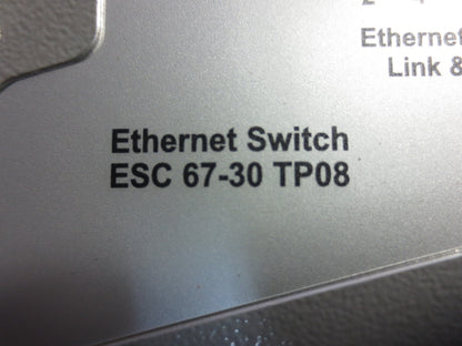 HARTING ESC 67-30 TP08 RJ 3A HYBRID ETHERNET SWITCH - 24VDC / 250mA