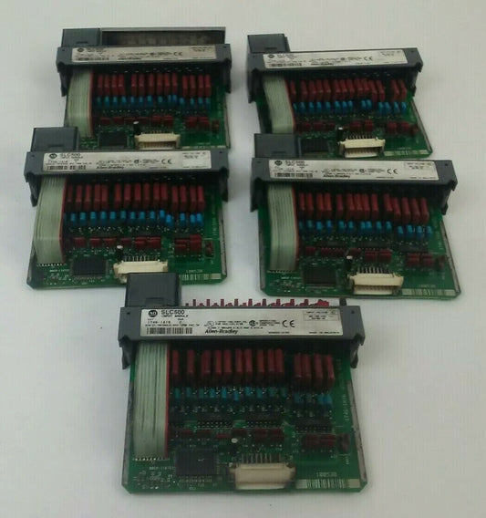 ALLEN BRADLEY 1746-IA16 SER. C SLC500 INPUT MODULE 85-132VAC 50/60HZ (LOT OF 5)