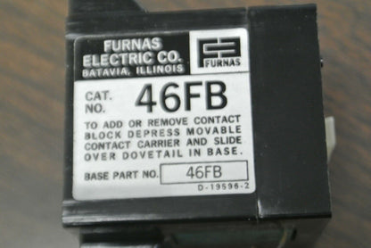 FURNAS 46FB CONTROL RELAY BASE / 115V, 50/60Hz / COIL / NEW SURPLUS