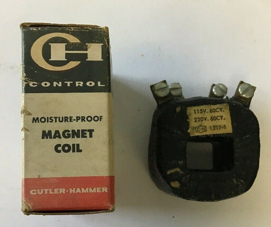 CUTLER HAMMER 9-1319-1 MAGNETIC COIL 130V 60CY