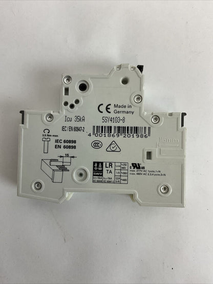 SIEMENS 5SY4103-8 CIRCUIT BREAKER 230/400VAC (LOT OF 3)
